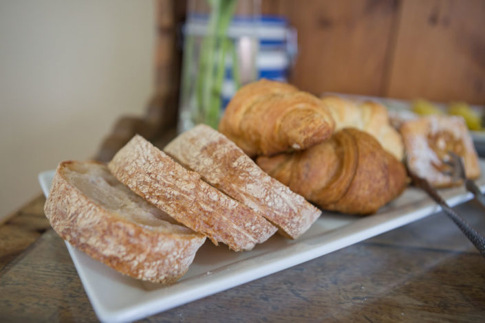 Breakfast breads and danishes at The Dairy – luxury hotel Queenstown Breakfast breads and danishes at The Dairy - luxury hotel Queenstown